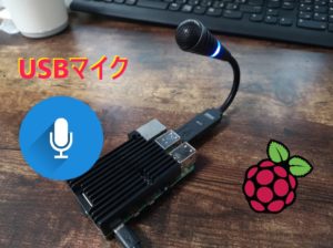 【Raspberry Pi】USBマイクを接続する方法